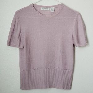 Vintage orchid knit crewneck